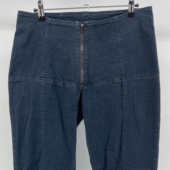 Prairie Underground Denim Girdle Ankle Length Legging Pants in Black, Size Large - Picture 5 of 12